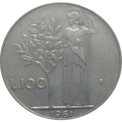 Italia - 100 Liras - 1961 - comprar online