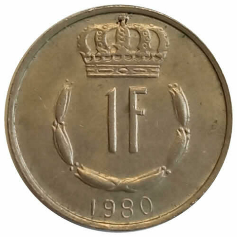 1 franco - luxemburgo - 1980 - comprar online