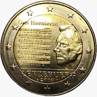 2 Euros FC - Luxemburgo - 2013 - Comemorativa