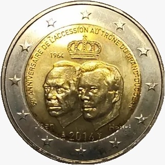 2 Euros FC - Luxemburgo - 2014 - Comemorativa
