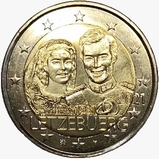 2 Euros FC - Luxemburgo - 2021 - Comemorativa