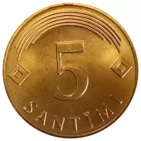 5 santimi - Letonia - 2007 - FC - comprar online