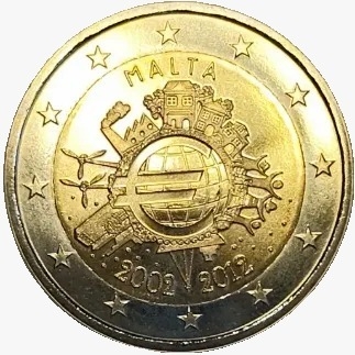 2 Euros FC - Malta - 2012 - Comemorativa
