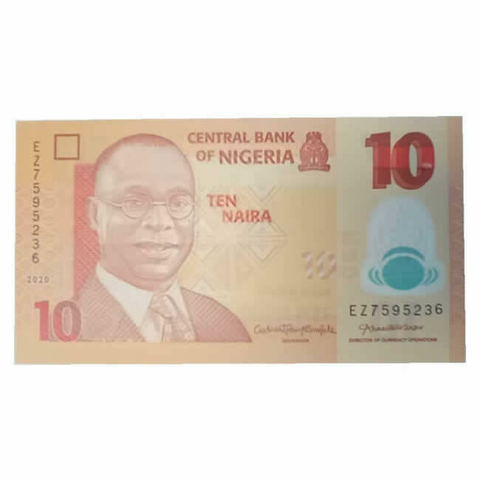10 naira - Nigeria - 2020 - comprar online