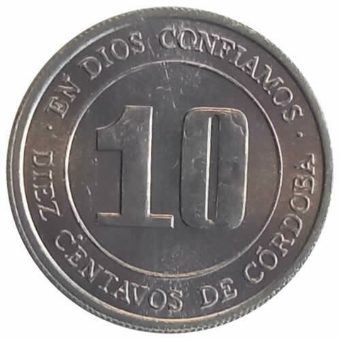 10 centavos - Nicarágua - 1974 - comprar online