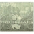 Folder para a cédula de 2 Dolares (sem cédula)