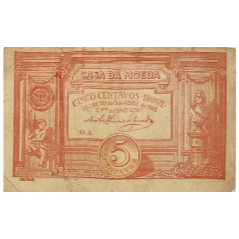 5 centavos - Portugal - 1918 - comprar online