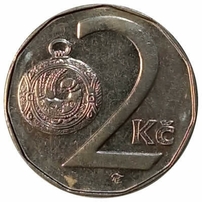 2 coroas - Republica Tcheca - 1994 - comprar online