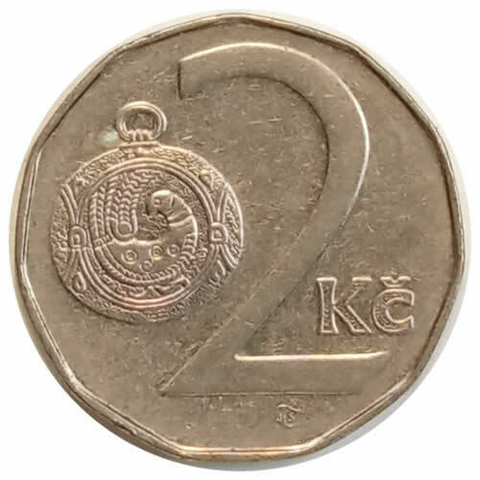 2 coroas - republica tcheca - 1996 - comprar online