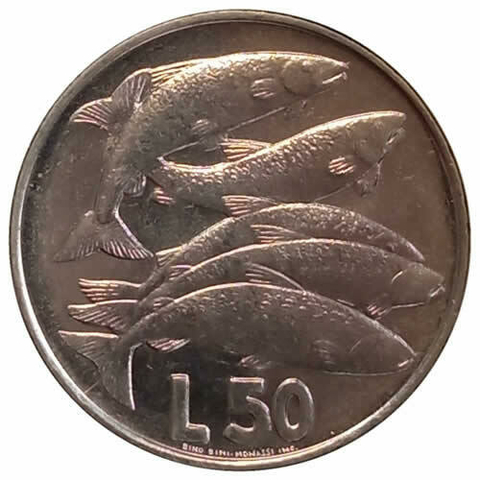 50 liras - San Marino - 1975 - comprar online