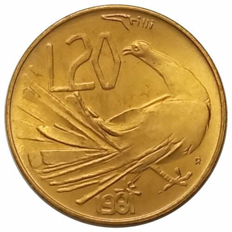 20 liras - San Marino - 1981 - comprar online