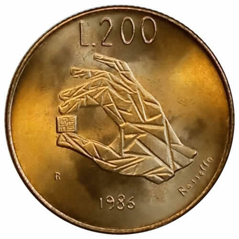 200 liras - San Marino - 1986 - comprar online