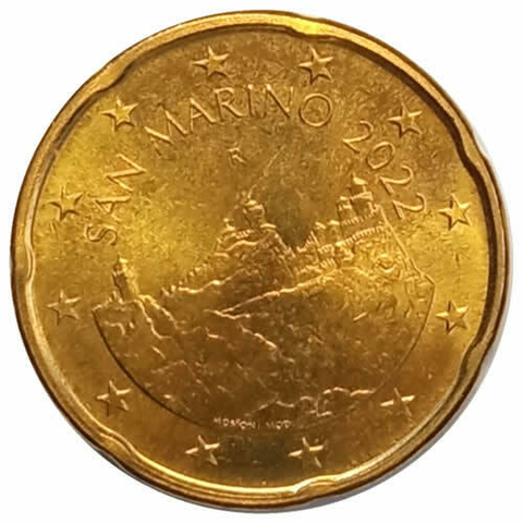 20 cêntimos de euro - San Marino - 2022 - comprar online