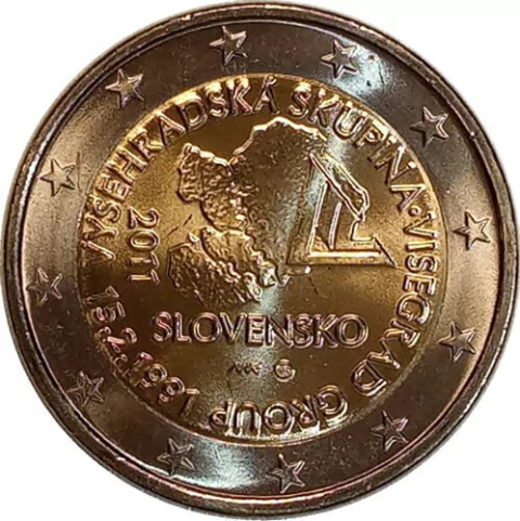 2 euros - Eslovaquia - 2011 FC - Comemorativa