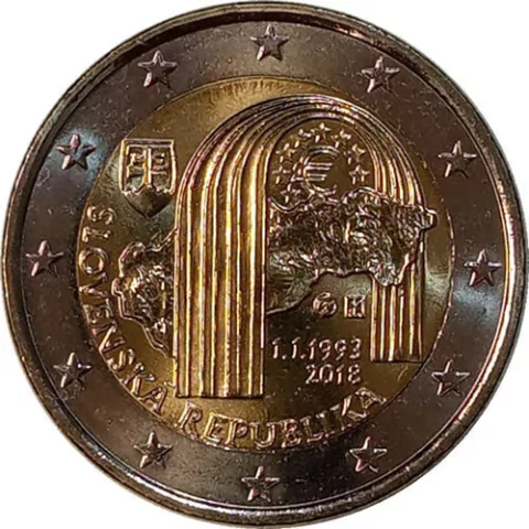 2 euros - Eslovaquia - 2018 FC - Comemorativa