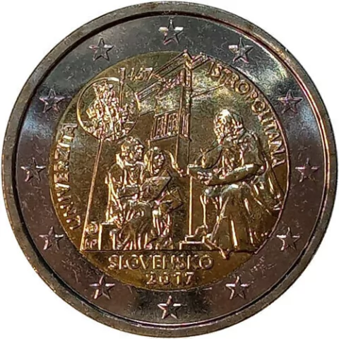 2 euros - Eslovaquia - 2017 FC - Comemorativa