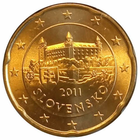 20 centimos de euro - eslovaquia - 2011