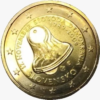 2 Euros FC - Eslováquia - 2009 - Comemorativa