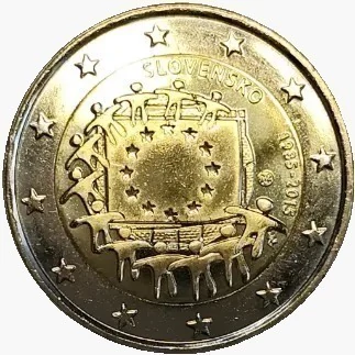 2 Euros FC - Eslováquia - 2015 - Comemorativa