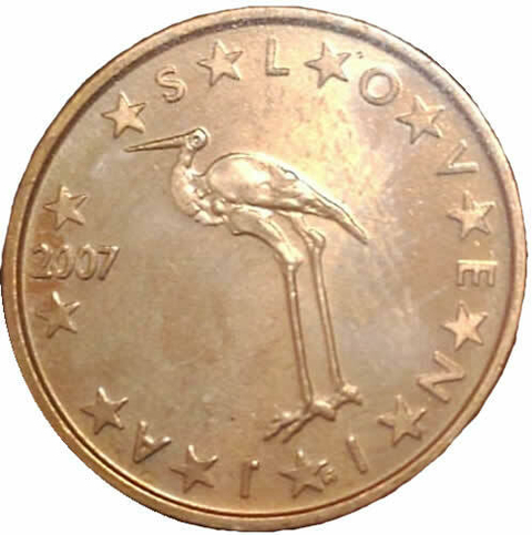 1 centimo de euro - Eslovenia - 2007 - FC
