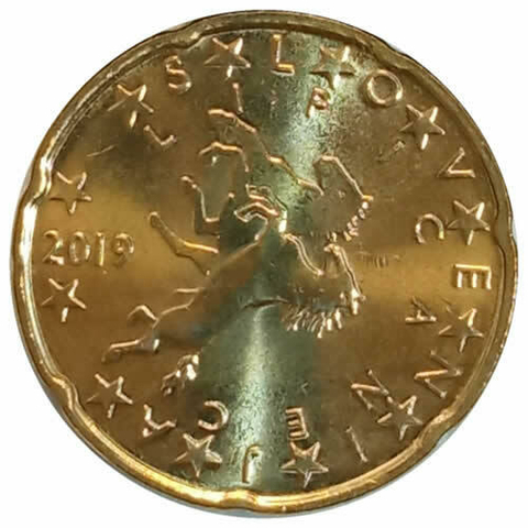 20 centimos - Eslovenia - 2019 - FC