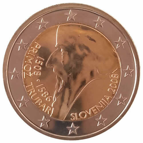 2 euros - Eslovenia - 2008 FC - Comemorativa