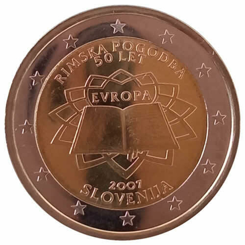 2 euros - Eslovenia - 2007 FC - Comemorativa