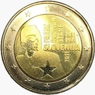 2 Euros FC - Eslovénia - 2011 - Comemorativa