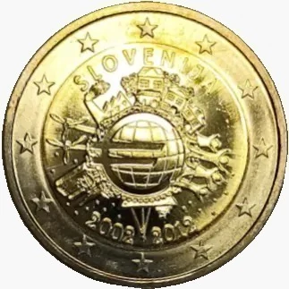 2 Euros FC - Eslovénia - 2012 - Comemorativa