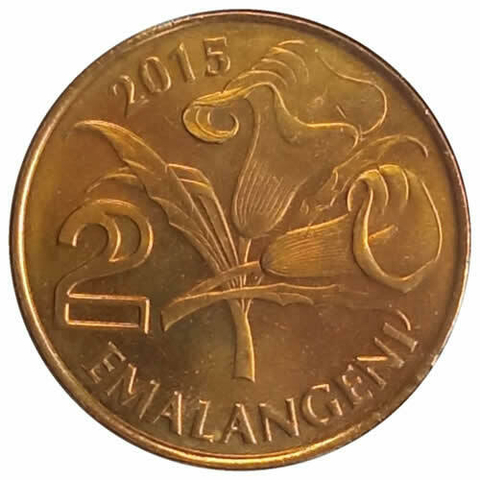 2 emalangeni - Suazilândia - 2015 FC - comprar online
