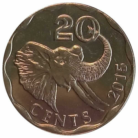 20 cêntimos - Suazilândia - 2015 FC - comprar online