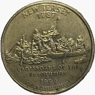 EUA - 0,25 Quarter Dollar - 1999 D New Jersey - comprar online