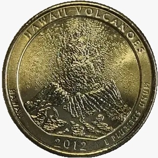 0,25 Dolar - EUA - Parks Hawaii Volcanoes - 2012 D - comprar online