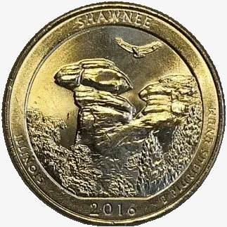 0,25 Dolar - EUA - Parks Shawnee 2016 P - comprar online