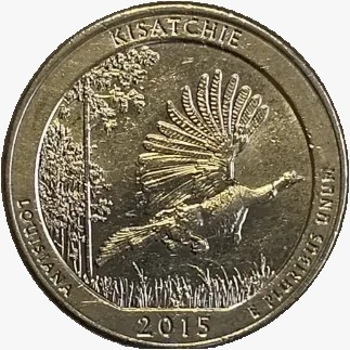 EUA - 0,25 Quarter Dollar - 2015 D Kisatchie - comprar online
