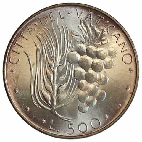 500 liras - Vaticano - 1973 - comprar online