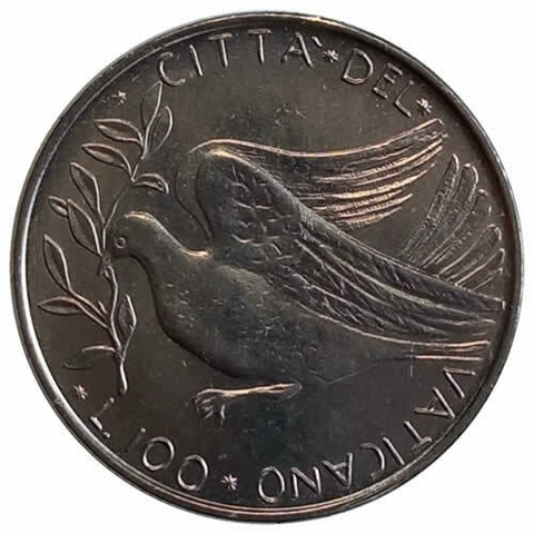 100 liras - Vaticano - 1973 - comprar online