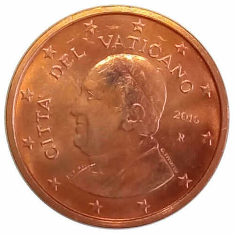 2 centimos de euro - vaticano - 2015 - comprar online