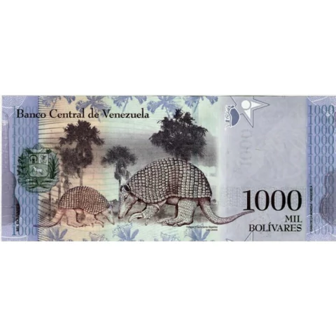 1000 Bolivares - Venezuela - 2017 - comprar online
