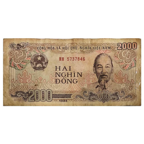 2000 Dongs - Vietnam - 1988 - comprar online