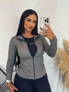 CASACO ZÍPER - Moda JR Fitness