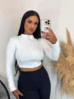 CROPPED MANGA LONGA - comprar online