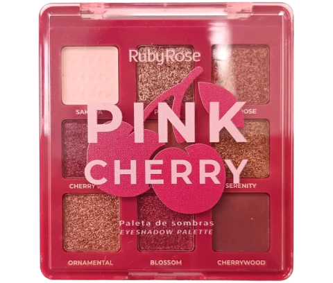 Ruby Rose Paleta de Sombras Pink Cherry