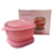 Aquecedor Portátil de Cera em Silicone Dobrável Rosa - comprar online