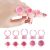 Anéis Batoque Rosa Descartável 50 Unidades - comprar online