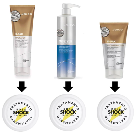 Cronograma Capilar JOICO 3 Mascaras Deep, Moisture e Hydrator Refil 50g cada - comprar online