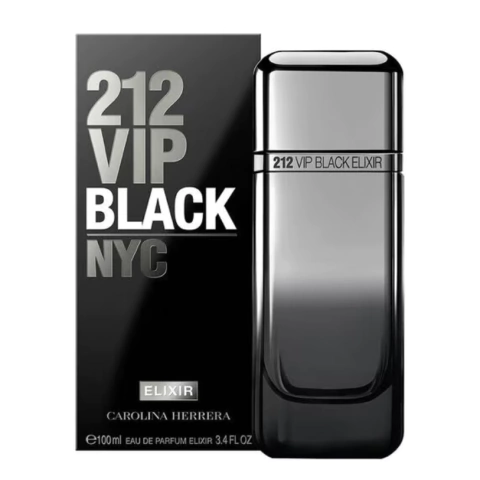 Perfume Masculino Carolina Herrera 212 Vip Black Elixir 100ml - comprar online