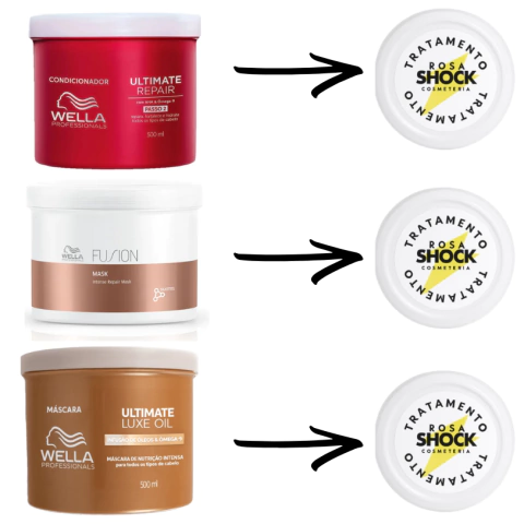 Cronograma de Máscara Wella Reparação Total de Danos Ultimate Repair, Fusion e Ultimate Luxe Oil Refil com 50g - comprar online