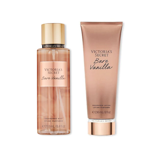 Kit Corporal Creme + Body Bare Vanilla Victoria's Secrets - comprar online
