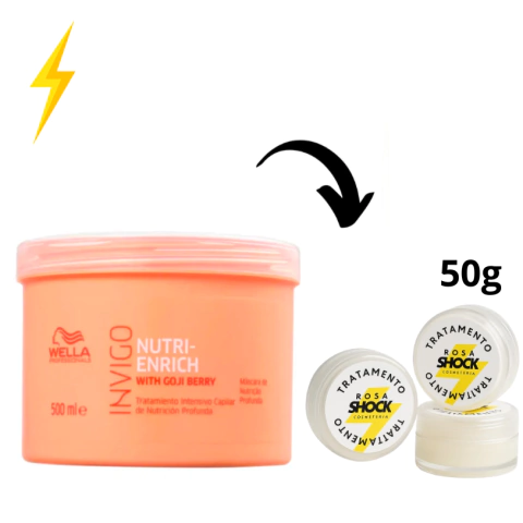 Mascara de Tratamento Wella Invigo Nutri Enrich (Refil) 50g - comprar online